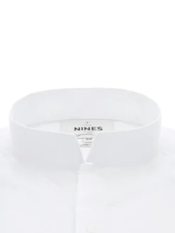 The Nines Chemise Poignet Simple|Chemise Blanche*Chemise col inversé en popeline blanche