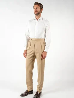 The Nines Chemise Poignet Simple|Chemise Popeline*Chemise col italien blanche