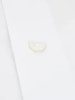 The Nines Chemise Poignet Simple|Chemise Blanche*Chemise col italien mini twill blanc