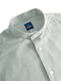 The Nines Chemise Poignet Simple|Chemise Oxford*Chemise col officier en oxford japonais vert