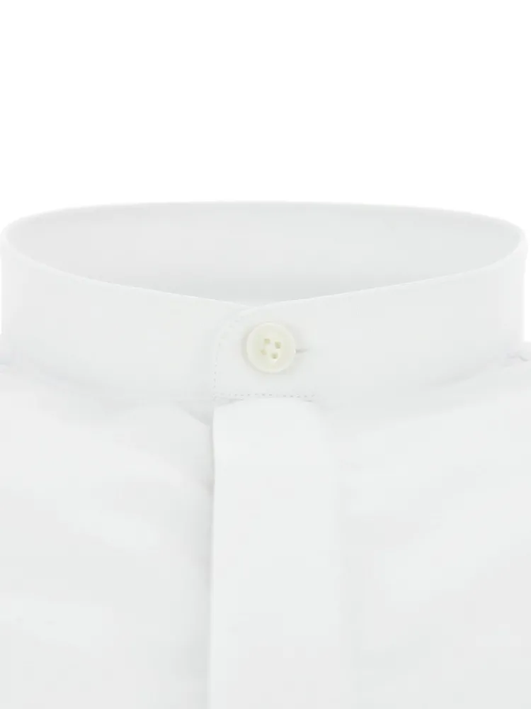 The Nines Chemise Poignet Simple|Chemise Blanche*Chemise col officier gorge cachée blanche