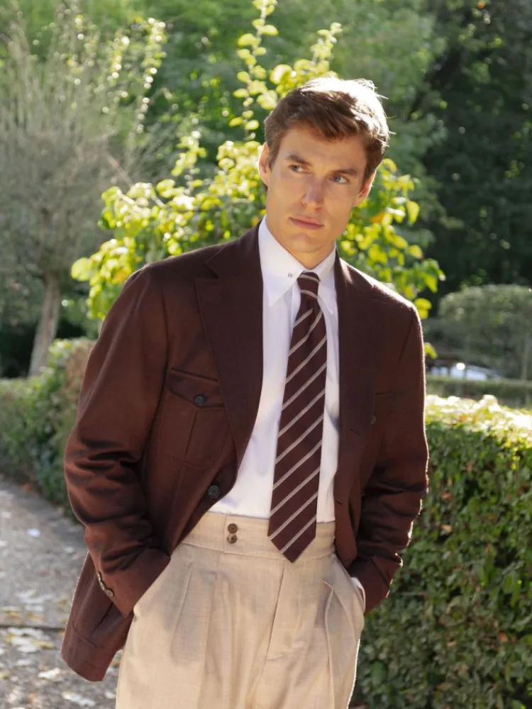 The Nines Chemise Popeline|Chemise Grand Col*Chemise col épingle blanche poignets mousquetaires