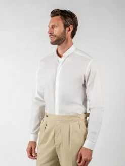 The Nines Chemise Poignet Simple|Chemise Blanche*Chemise infroissable col inversé blanche