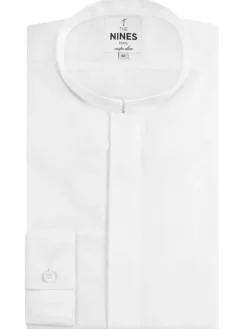 The Nines Chemise Poignet Simple|Chemise Blanche*Chemise infroissable col inversé blanche