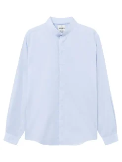The Nines Chemise Poignet Simple|Chemise Bleue*Chemise infroissable col inversé bleu ciel
