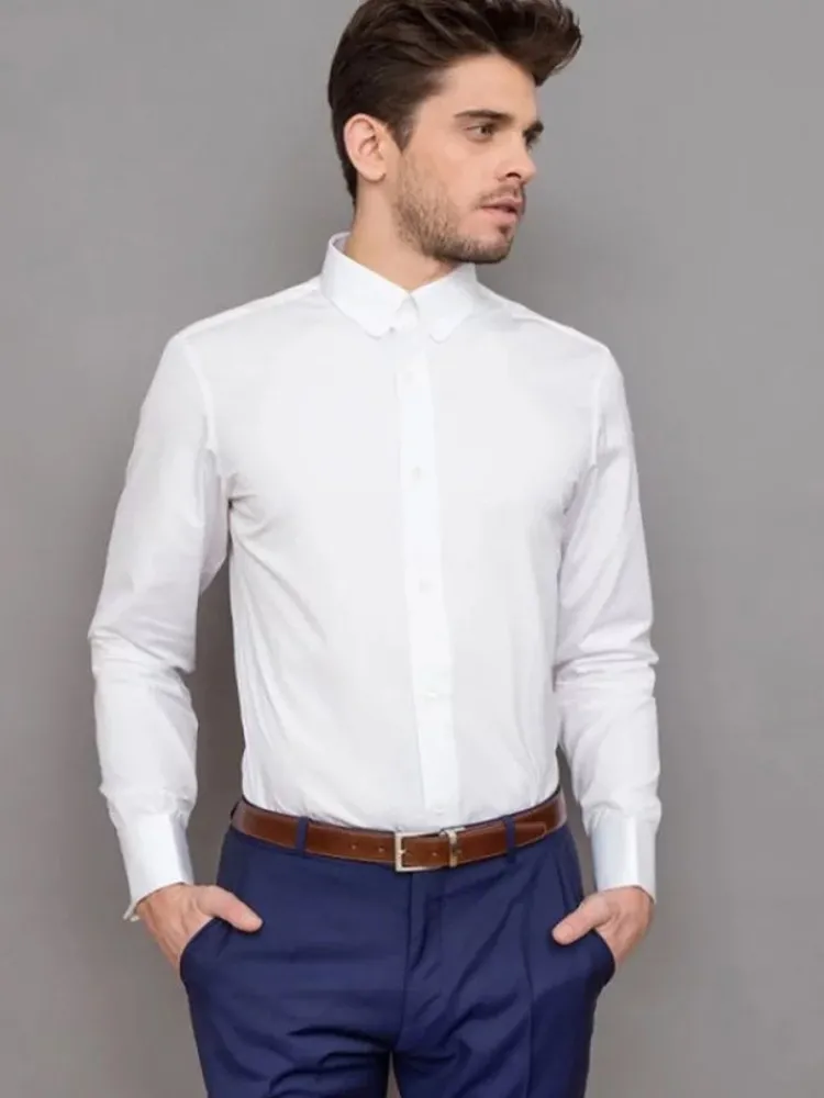 The Nines Chemise Mousquetaire|Chemise Mousquetaire*Chemise mousquetaire blanche col anglais arrondi