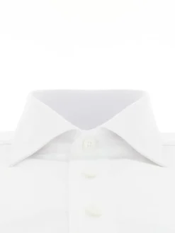 The Nines Chemise Mousquetaire|Chemise Mousquetaire*Chemise mousquetaire col italien en twill blanc
