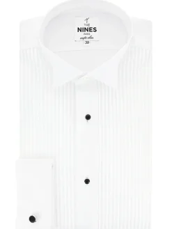 The Nines Chemise Mousquetaire|Chemise Mousquetaire*Chemise smoking col cassé à plastron