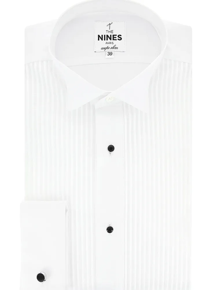 The Nines Chemise Mousquetaire|Chemise Mousquetaire*Chemise smoking col cassé à plastron