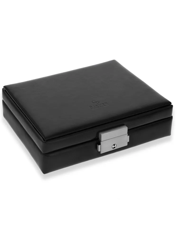 The Nines Coffrets De Rangement*Coffret boutons de manchette en simili cuir medium