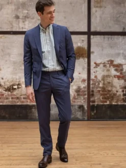 The Nines Costumes*Costume laine fraîche bleu