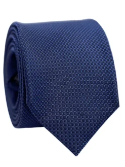 The Nines Cravates Par Couleur|Cravate Soie*Cravate à petits motifs carrés bleus