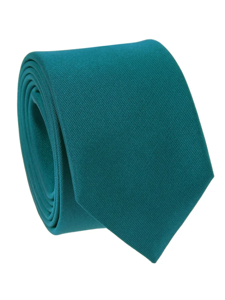 The Nines Cravates Par Couleur|Cravate Mariage*Cravate bleu canard Côme