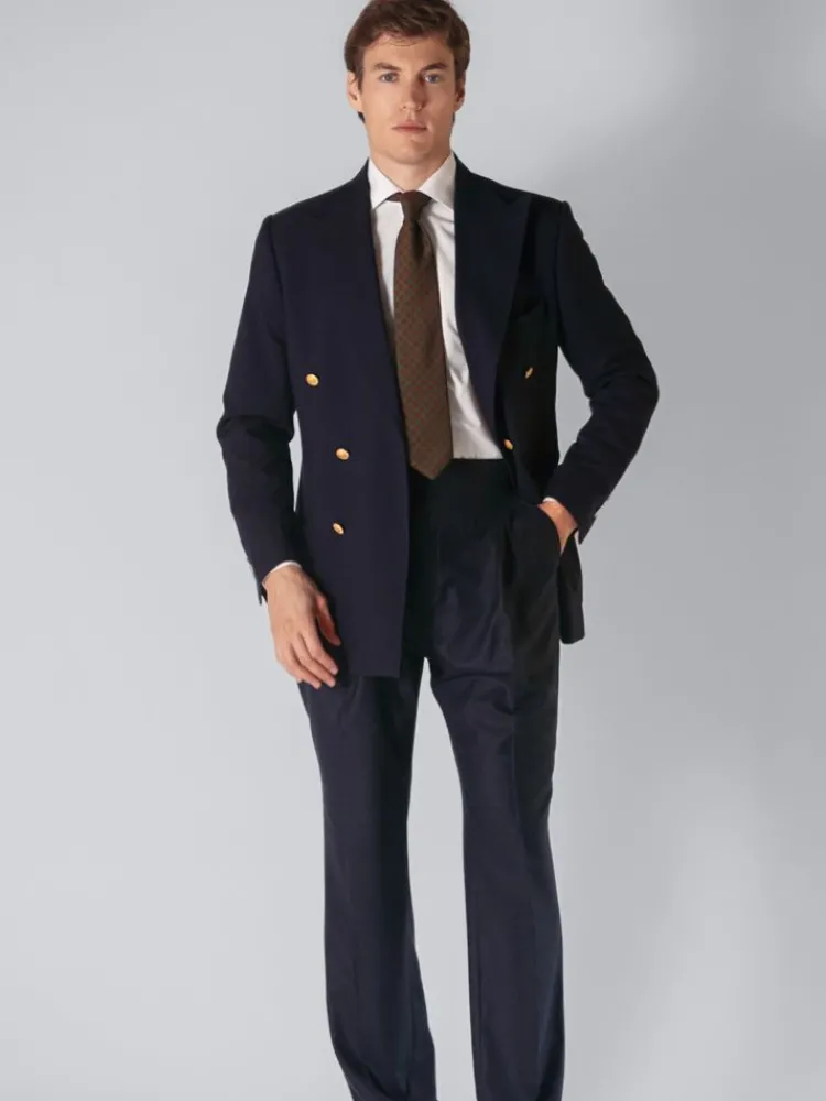 The Nines Cravates Par Couleur|Cravate À Motif*Cravate en laine verte à motifs rétro