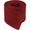 The Nines Cravates Par Couleur|Cravate Tricot*Cravate en tricot bordeaux Monza
