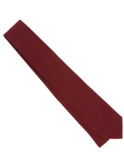 The Nines Cravates Par Couleur|Cravate Soie*Cravate grenadine de soie bordeaux Grenadines IV