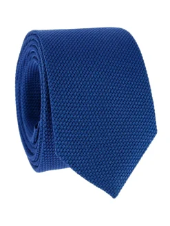 The Nines Cravates Par Couleur|Cravate Soie*Cravate grenadine de soie bleue Grenadines IV