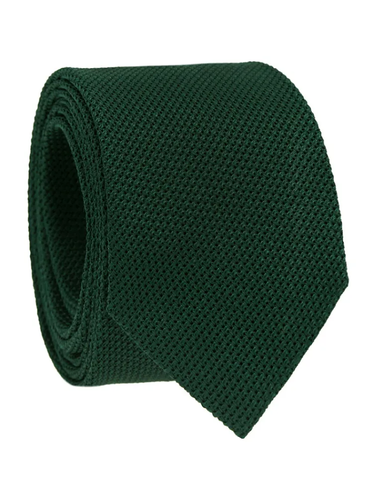 The Nines Cravates Par Couleur|Cravate Soie*Cravate grenadine de soie verte Grenadines IV