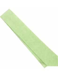 The Nines Cravates Par Couleur|Cravate Grenadine De Soie*Cravate grenadine soie et lin vert frais Capri