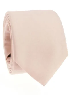 The Nines Cravates Par Couleur|Cravate Mariage*Cravate rose nude en soie Amalfi
