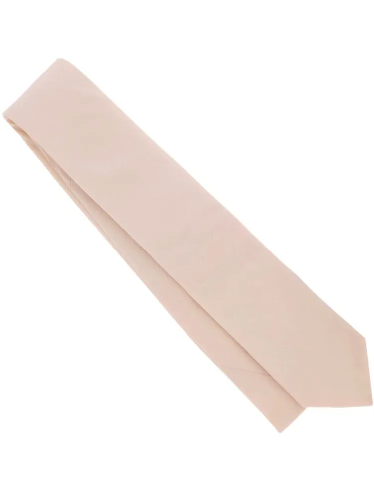 The Nines Cravates Par Couleur|Cravate Mariage*Cravate rose nude en soie Amalfi