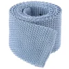 The Nines Cravates Par Couleur|Cravate Tricot*Cravate tricot bleu ciel Monza
