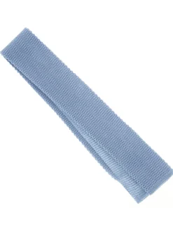 The Nines Cravates Par Couleur|Cravate Tricot*Cravate tricot bleu ciel Monza