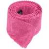 The Nines Cravate Tricot|Cravate Tricot De Soie*Cravate tricot rose vif Monza