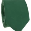 The Nines Cravates Par Couleur|Cravate Mariage*Cravate vert anglais en soie Amalfi