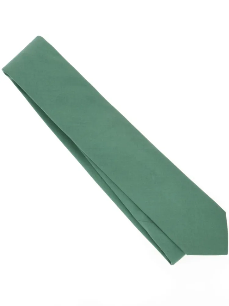 The Nines Cravates Par Couleur|Cravate Mariage*Cravate vert basilic en soie Amalfi