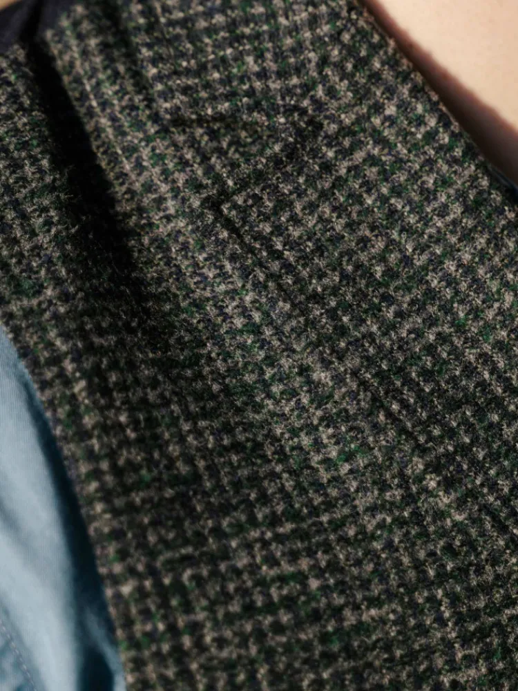 The Nines Gilet Homme*Gilet homme en laine mélangée vert