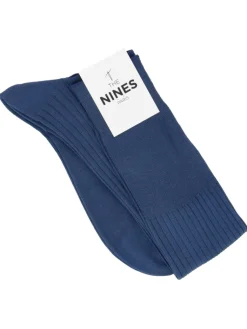 The Nines Mi-Bas Fil D'Ecosse*Mi-bas fil d'Écosse bleu foncé