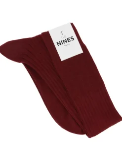 The Nines Mi-Bas Fil D'Ecosse*Mi-bas fil d'écosse bordeaux