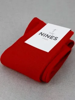 The Nines Mi-Bas Fil D'Ecosse*Mi-bas fil d'Écosse rouge passion
