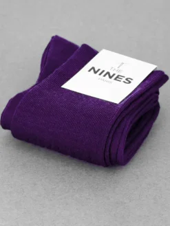 The Nines Mi-Bas Fil D'Ecosse*Mi-bas fil d'écosse violet