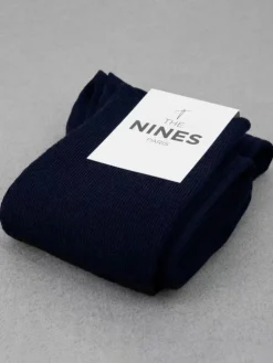 The Nines Mi-Bas Laine*Mi-bas laine vierge bleu marine