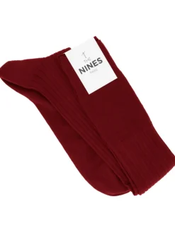 The Nines Mi-Bas Laine*Mi-bas laine vierge rouge carmin