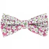 The Nines Noeud Papillon Par Couleur|Noeud Papillon Liberty Et Fleurs*Noeud papillon liberty rose à fleurs blanches jasmin