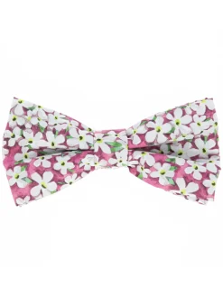 The Nines Noeud Papillon Par Couleur|Noeud Papillon Liberty Et Fleurs*Noeud papillon liberty rose à fleurs blanches jasmin