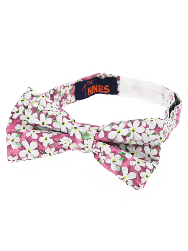 The Nines Noeud Papillon Par Couleur|Noeud Papillon Liberty Et Fleurs*Noeud papillon liberty rose à fleurs blanches jasmin