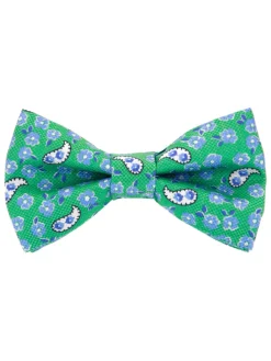 The Nines Noeud Papillon Par Couleur|Noeud Papillon Liberty Et Fleurs*Noeud papillon motif cachemire et fleurs vert