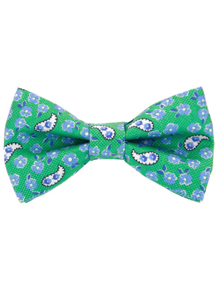 The Nines Noeud Papillon Par Couleur|Noeud Papillon Liberty Et Fleurs*Noeud papillon motif cachemire et fleurs vert