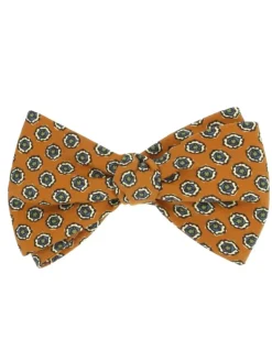 The Nines Noeud Papillon Par Couleur|Noeud Papillon Prénoué*Nœud papillon jaune prénoué en soie à motifs disques