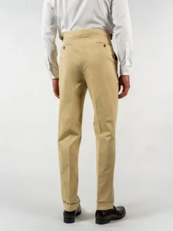 The Nines Pantalon À Pinces*Pantalon à pinces beige - Bilbao