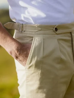 The Nines Pantalon À Pinces*Pantalon à pinces beige - Bilbao