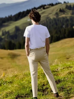 The Nines Pantalon À Pinces*Pantalon à pinces beige - Bilbao