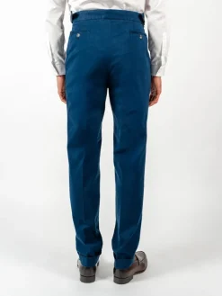 The Nines Pantalon À Pinces*Pantalon à pinces bleu marine - Bilbao