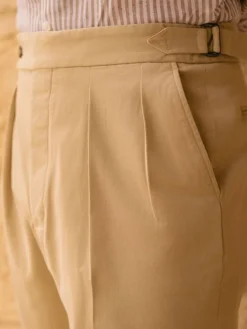 The Nines Pantalon À Pinces*Pantalon à pinces brun - Bilbao