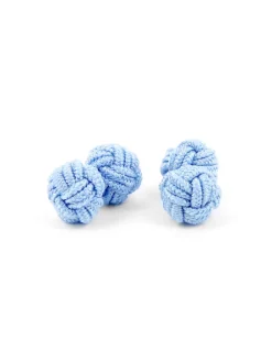 Maison du Bouton de Manchette Passementerie|Bouton De Manchette Rond*Passementerie bleu ciel Bombay