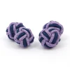 Maison du Bouton de Manchette Passementerie|Bouton De Manchette Rond*Passementerie bleu marine et parme Bombay